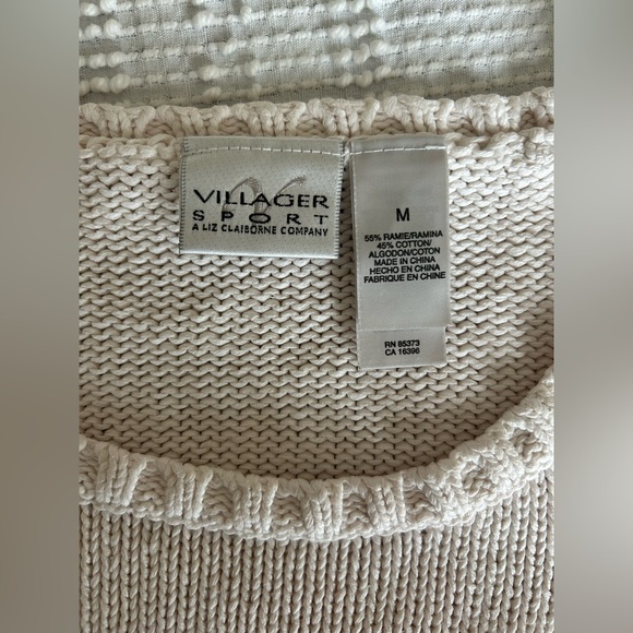 Vintage Liz Claiborne Sport American Flag Sweater Vest Size M 4th of July - Picture 2 of 12